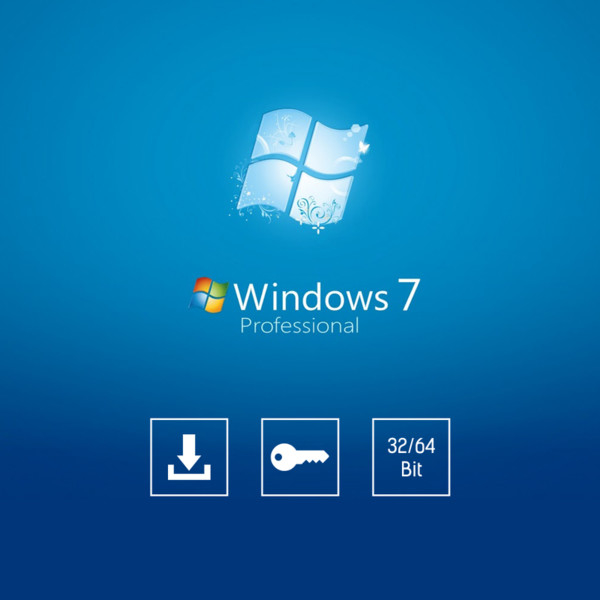 L'original de téléchargement de bit du professionnel 32 de Windows 7 de logiciel de PC scellé activent l'anglais fournisseur