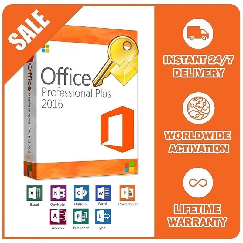 Professionnel plus l'Office Home 2016 de Microsoft Office et la clé de produit d'affaires fournisseur