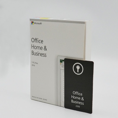 Maison de 100% Microsoft Office 2019 et clé originales Medialess de produit d'affaires véritable